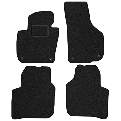 Afbeelding van M MOTOS Standaard velours automatten voor Skoda Superb II 2008 2015 standaard, geweven, zwart Ervaar nieuw rijcomfort met een set fluwelen autovloermatten je