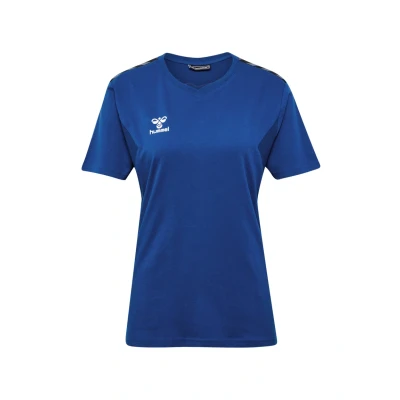 Afbeelding van Hummel Authentic Tshirt print, Dames, Maat: 44, True blue