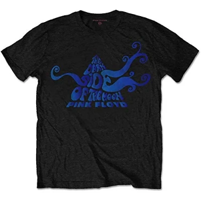 Afbeelding van Pink Floyd DSOTM Swirl Heren T shirt S Zwart