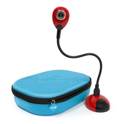 Afbeelding van HUE HD: USB camera en draagbare viewer met draagtas (rood)