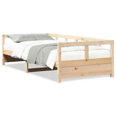 Afbeelding van vidaXL Slaapbank 90x200 cm massief grenenhout naturel
