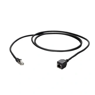 Afbeelding van Netwerk verlengkabel Cat6a S/FTP 2 meter (100% koper, LSZH, Zwart)