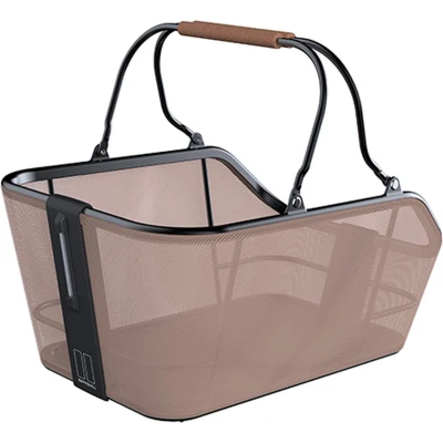 Afbeelding van Fietsmand Basil Cento Tech Fiber Nordlicht MIK 22 liter 46 x 34 25 cm sand brown