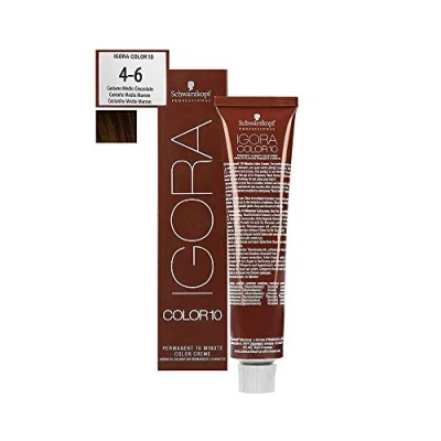 Afbeelding van Permanente Kleur Igora Color10 Schwarzkopf 4 6 (60 ml)