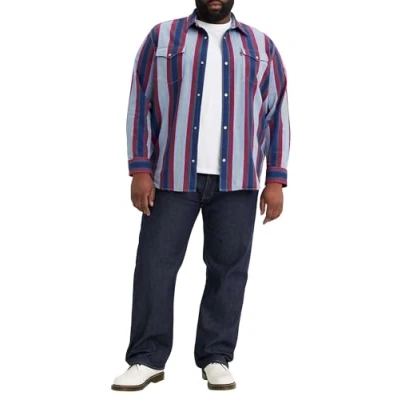 Image de Levi&#039;s Homme Jeans 501® Original Fit Big &amp; Tall, Rainforest Rigid Selvedge, 40W / 32L
