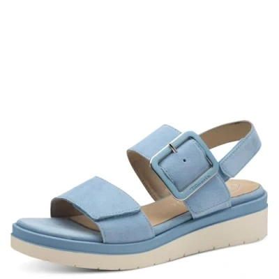Afbeelding van Tamaris COMFORT Dames Sandaaltje 8 88706 42 845 Wide Fit Maat: 39 EU