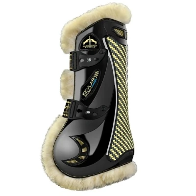 Afbeelding van Veredus Peesbeschermers Kevlar Gel Save Sheep Front Zwart L