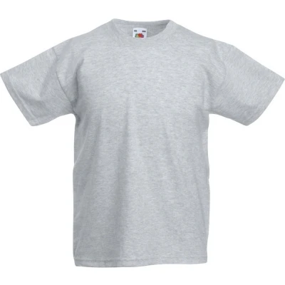 Afbeelding van Fruit Of The Loom Originele T shirt met korte mouwen voor kinderen / kinder (Heather Grijs)