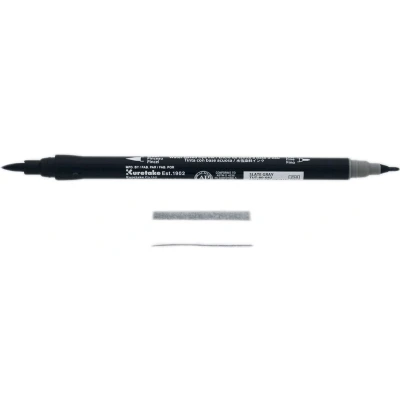 Afbeelding van ZIG Art &amp; Graphic Twin Tip brush marker Slate Gray