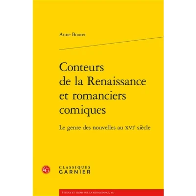 Image de Conteurs de la Renaissance et romanciers comiques