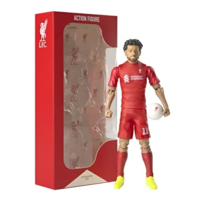 Afbeelding van Sockers Banbo Toys Liverpool Salah voetbalfiguur om te verzamelen, 20,3 cm