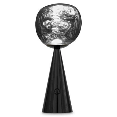 Afbeelding van Tom Dixon Melt tafellamp LED oplaadbaar zwart