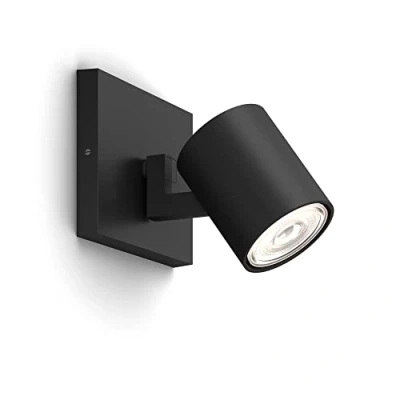 Afbeelding van Philips Runner opbouwspot 1 lichts zwart
