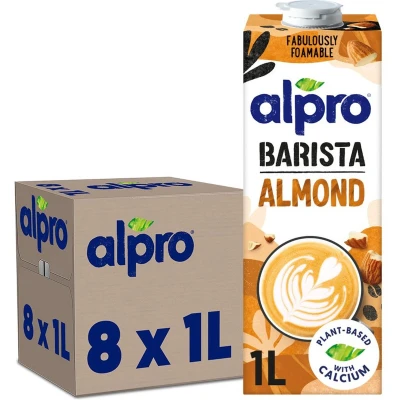 Afbeelding van Alpro Barista Amandel Opschuimmelk 8 x 1 Liter