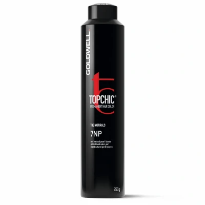 Afbeelding van Goldwell Topchic 7NP Mid Natural Pearl Blonde Haarverf 250ml