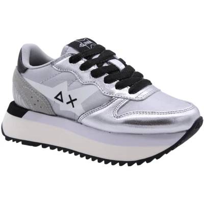 Afbeelding van Sun68 Sneaker Zilver 40