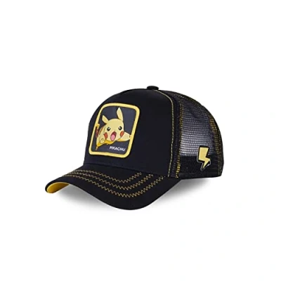 Afbeelding van Pokémon Pikachu Heren Cap zwart Standard