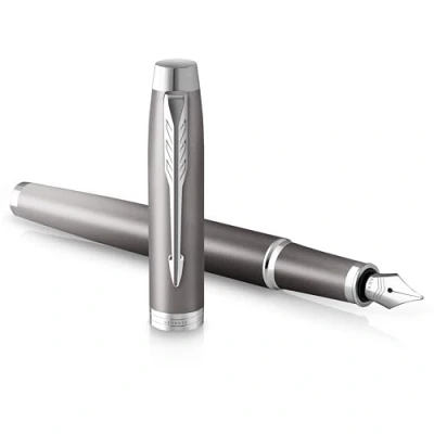 Image de Stylo plme Parker IM Writing Rituals Grey GT finition dorée