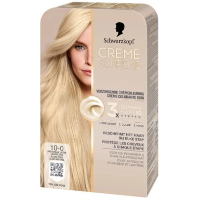 Afbeelding van Schwarzkopf CREME SUPREME 10 0 Permanente Haarverf Haarkleuring