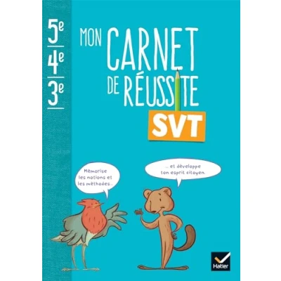 Afbeelding van MON CARNET DE REUSSITE SVT 5E 4E 3E CAHIER ELEVE