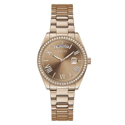 Afbeelding van GUESS dames Luna horloge GW0307L3 in de kleur Roségoud
