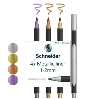 Afbeelding van Metallic liner Paint it in etui