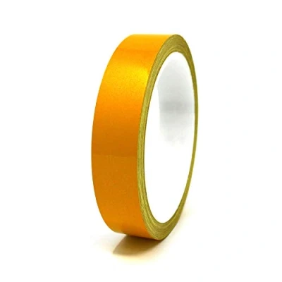 Afbeelding van Decoratieve plakband voor auto, motorfiets, boot, modelbouw, vele kleuren, lengte 10 m, (reflecterend geel, 20 mm)