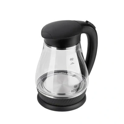 Image de Bouilloire Adler AD 1274 1.7L 2200W Métal Verre Noir