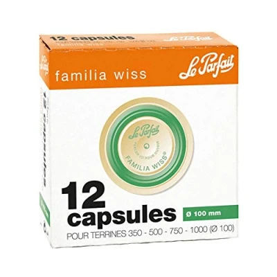 Afbeelding van Le Parfait Familia Wiss doos van 12 capsules 100mm groen