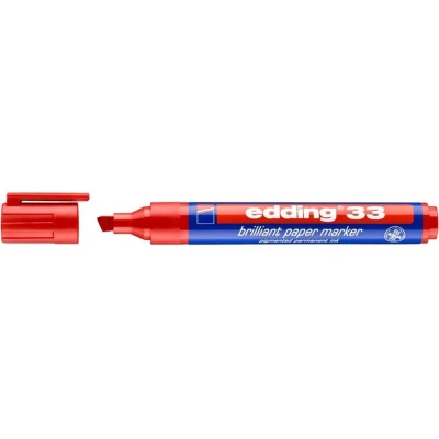 Afbeelding van Decoratie Brilliant papiermarker Edding 33 02 rood