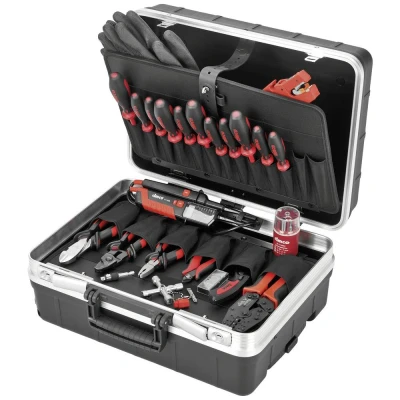 Afbeelding van Cimco Gereedschapskoffer (met inhoud) 24 delig (l x b h) 395 455 205 mm