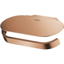 Afbeelding van GROHE Selection toiletrolhouder met deksel Brushed Warm