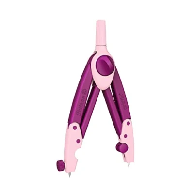 Afbeelding van Pelikan Griffix Kompas Ideaal voor school Ergonomische vorm Inclusief navullingen en puntenslijper Sweet Berry