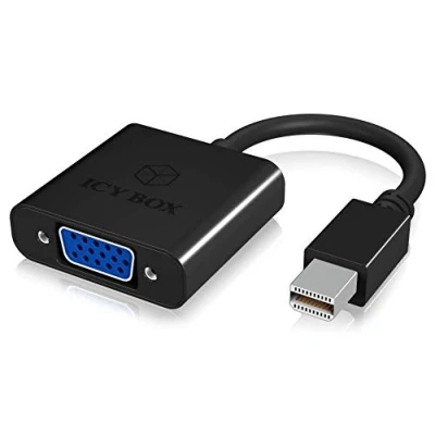 Afbeelding van ICY BOX DisplayPort, VGA Adapter [1x Mini DisplayPort stekker 1x bus] IB AC539, DP™ 1.1 zu 1920x1080@60 Hz (Full HD 1080P)