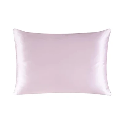 Afbeelding van Townssilk Kussensloop, 100% zijde, beide zijden 19 mm, 50 x 70 cm, kussensloop met verborgen ritssluiting, roze