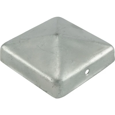Afbeelding van Vuur verzinkte paalkap Piramide, 12x12cm