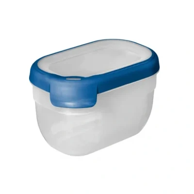 Afbeelding van Curver Grand Chef Eco Vershoudbakje 0,75L Rechthoekig Transparant/Donkerblauw