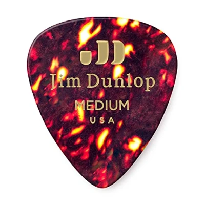 Afbeelding van Dunlop Genuine Celluloid Medium Pick 12 Pack standaard plectrum