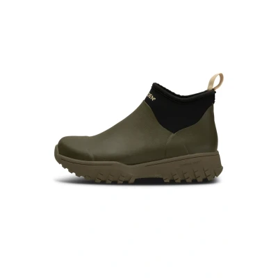 Afbeelding van Woden Stiefel Irene Waterproof Regenlaarzen, Dames, Maat: 36, Dark olive Rubber/ textiel