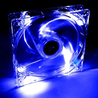 Afbeelding van AKYGA AW 12A BL 4 LED behuizingsventilator 120 mm voor Molex 12V blauw