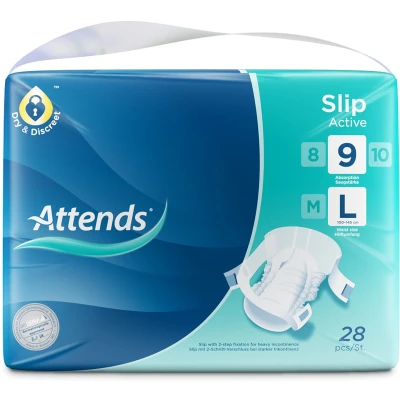 Afbeelding van Slip active 9 incontinentie large incontinentiebroekjes