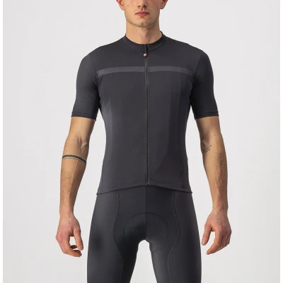 Afbeelding van CASTELLI Classica Jersey T shirt, Light Black, Small Heren