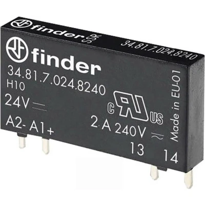 Afbeelding van Finder Halfgeleiderrelais 34.81.7.024.8240 Schakelspanning (max.): 275 V/AC Schakelend bij overbelasting 1 stuk(s)