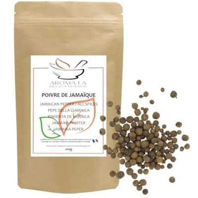 Image de AROMATA Poivre/Piment de Jamaïque entier Qualité supérieure 100% naturel 100gr