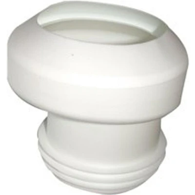 Afbeelding van De Beer kunststof potmanchet excentrisch sprong 40mm (wit)