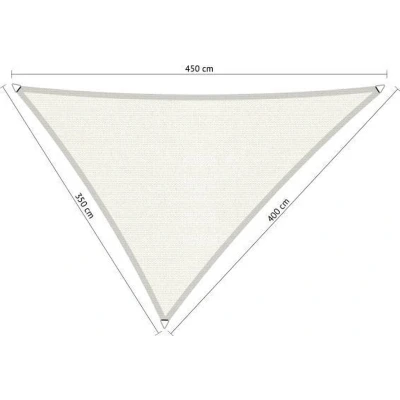 Afbeelding van Shadow Comfort® Ongelijkzijdige Schaduwdoek UV Bestendig Zonnedoek 350 x 400 450 CM Arctic White