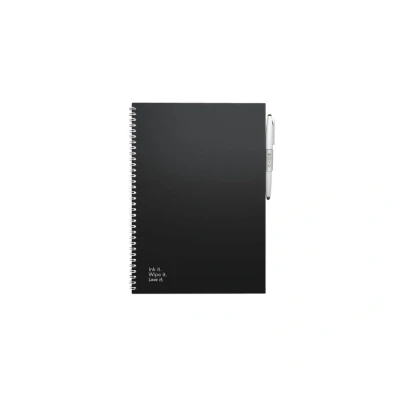 Afbeelding van MOYU Uitwisbaar notitieboek Hardcover A4 Pitch Black