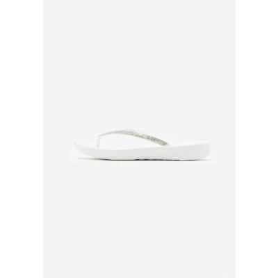 Afbeelding van Fitflop Iqushion Sparkle Teensandalen, Dames, Maat: 37, Urban white Kunststof