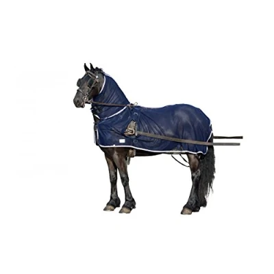Afbeelding van Qhp Tuigvliegendeken Met Hals Blauw