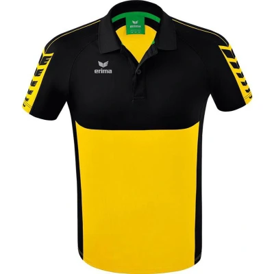 Afbeelding van Erima Six Wings polo geel/zwart